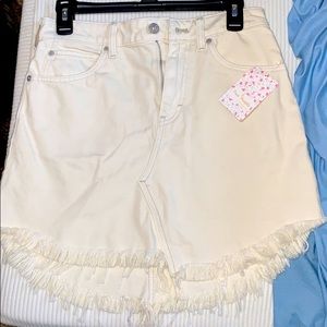 Free people white skirt